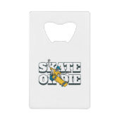 Skate oder Die Geldbeutel Flaschenöffner (Vorderseite)