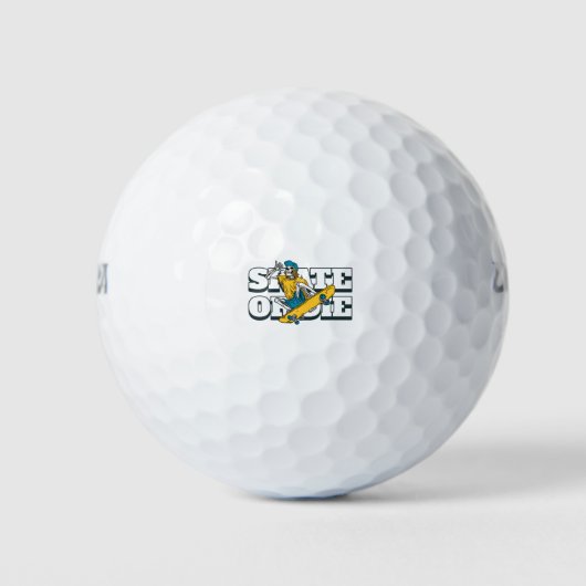 Skate oder Die Golfball (Vorderseite)