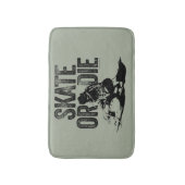 Skate oder Die (Hockey) Badematte (Vorderseite Vertikal)