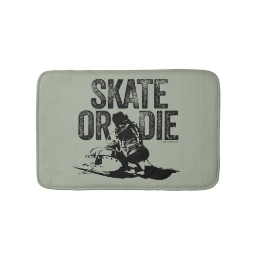 Skate oder Die (Hockey) Badematte (Vorderseite)