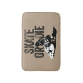 Skate oder Die (Hockey) Badematte (Vorderseite Vertikal)