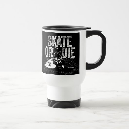 Skate oder Die (Hockey) Reisebecher (Rechts)
