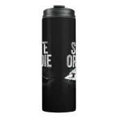 Skate oder Die (Hockey) Thermosbecher (Vorderseite)