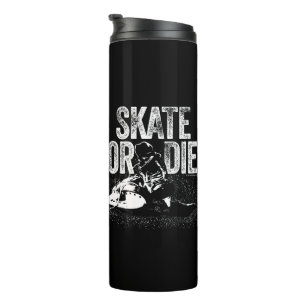 Skate oder Die (Hockey) Thermosbecher