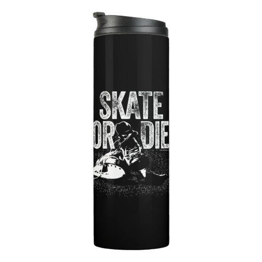 Skate oder Die (Hockey) Thermosbecher (Nach rechts gedreht)