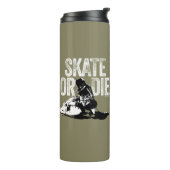 Skate oder Die (Hockey) Thermosbecher (Nach links gedreht)