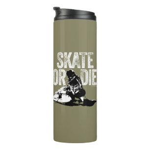 Skate oder Die (Hockey) Thermosbecher