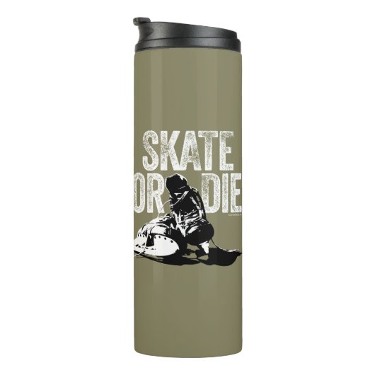 Skate oder Die (Hockey) Thermosbecher (Nach rechts gedreht)