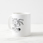 Skate oder Die Kaffeetasse (Vorderseite Links)