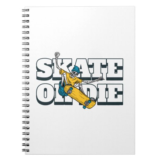 Skate oder Die Notizblock (Vorderseite)