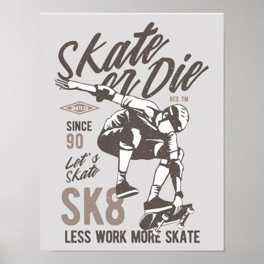 Skate oder die Poster (Vorne)