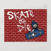 Skate oder Die Postkarte (Vorderseite)