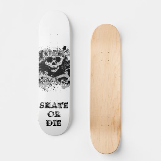 Skate oder die skateboard (Vorderseite)