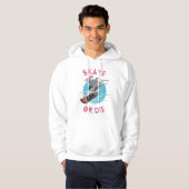 Skate oder die Skateboarder Boy Hoodie (Vorne ganz)