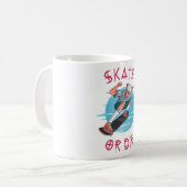 Skate oder die Skateboarder Boy Kaffeetasse (Vorderseite Links)