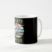 Skate oder die Skateboarder Boy Kaffeetasse (VorderseiteRechts)