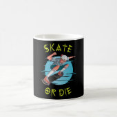 Skate oder die Skateboarder Boy Kaffeetasse (Mittel)