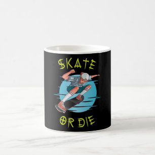 Skate oder die Skateboarder Boy Kaffeetasse