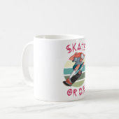 Skate oder die Skateboarder Boy Kaffeetasse (Vorderseite Links)