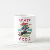 Skate oder die Skateboarder Boy Kaffeetasse (Mittel)