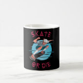 Skate oder die Skateboarder Boy Kaffeetasse (Mittel)