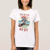 Skate oder die Skateboarder Boy T-Shirt (Vorderseite)