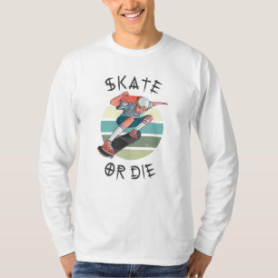 Skate oder die Skateboarder Boy T-Shirt