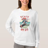 Skate oder die Skateboarder Boy T-Shirt (Vorderseite)
