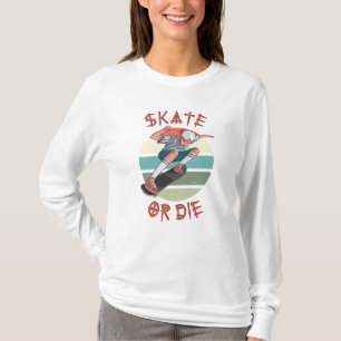 Skate oder die Skateboarder Boy T-Shirt