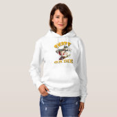 Skate oder die Skateboarder Girl Hoodie (Vorne ganz)