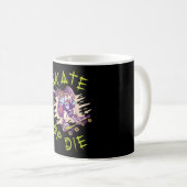 Skate oder die Skateboarder Girl Kaffeetasse (VorderseiteRechts)