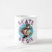 Skate oder die Skateboarder Girl Kaffeetasse (Mittel)