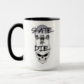 Skate oder die - Skateboarder  Tasse (Links)
