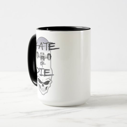 Skate oder die - Skateboarder  Tasse (Vorderseite Links)