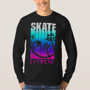 Skate oder Die Skateboarding Street Extreme Attitu T-Shirt