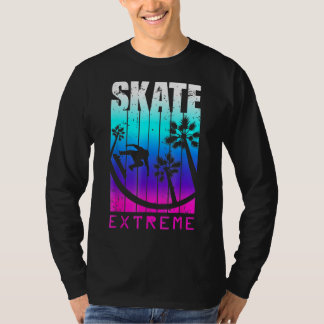 Skate oder Die Skateboarding Street Extreme Attitu T-Shirt