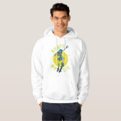 Skate oder die Skeleton-Skateboarder Hoodie (Vorne ganz)