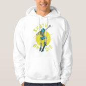 Skate oder die Skeleton-Skateboarder Hoodie (Vorderseite)
