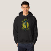 Skate oder die Skeleton-Skateboarder Hoodie (Vorne ganz)