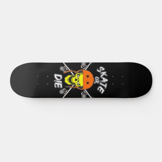 Skate oder die - Slogan-Skateboard Skateboard (Horizontal)