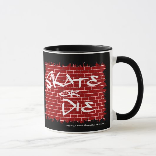 Skate oder Die Tasse (Rechts)