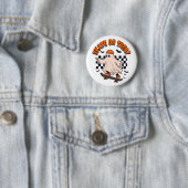 Skate- oder Leckerei-Ghost-Halloween Button (Beispiel)