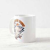 Skate- oder Leckerei-Ghost-Halloween Kaffeetasse (Vorderseite Links)