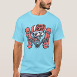 Skate Or Die Funny Skull Skateboarding Design T-Shirt<br><div class="desc">A bold and edgy design featuring a funny skull with a “Skate Or Die” vibe,  perfect for skateboarders and streetwear fans. This dynamic graphic captures the rebellious spirit of skate culture with humor and attitude. Ideal for skateboards,  apparel,  accessories,  and gifts for anyone who loves skating and urban style.</div>