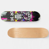 Skate or Die Nº4 - Skateboard Deck - Punk Grunge (Horizontal)