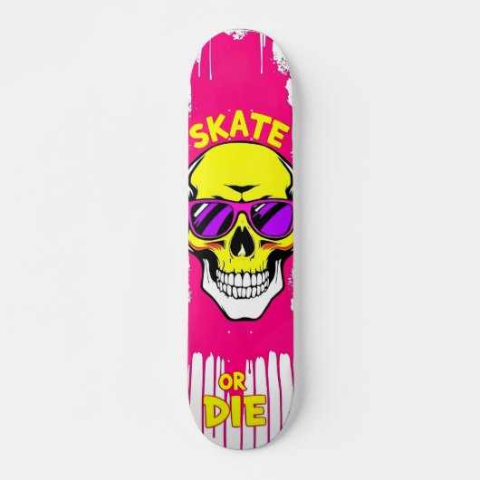 Skate or Die Nº7 - Skateboard Deck - Punk Grunge (Vorne)