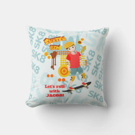Skate Park Fun Boy Geburtstagsparty Kissen