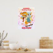 Skate Park Fun Boy Geburtstagsparty Poster (Küche)