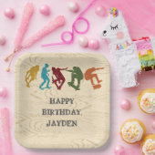 Skate Park Skateboarding Themed Teenies Geburtstag Pappteller (Party)