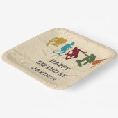 Skate Park Skateboarding Themed Teenies Geburtstag Pappteller (Gewinkelt)